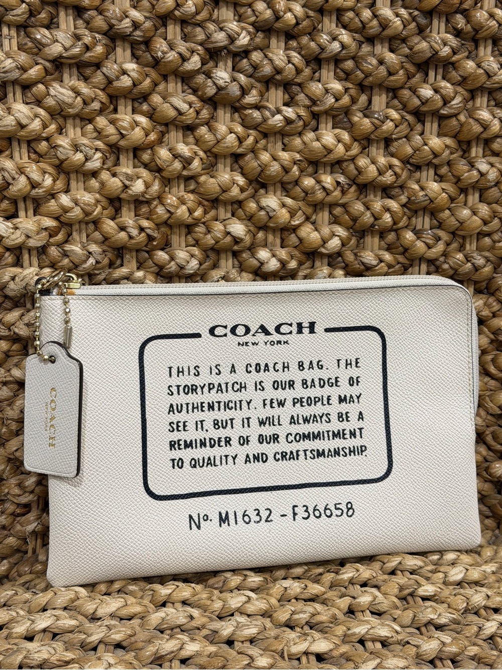 Coach Storypatch Zip Pouch